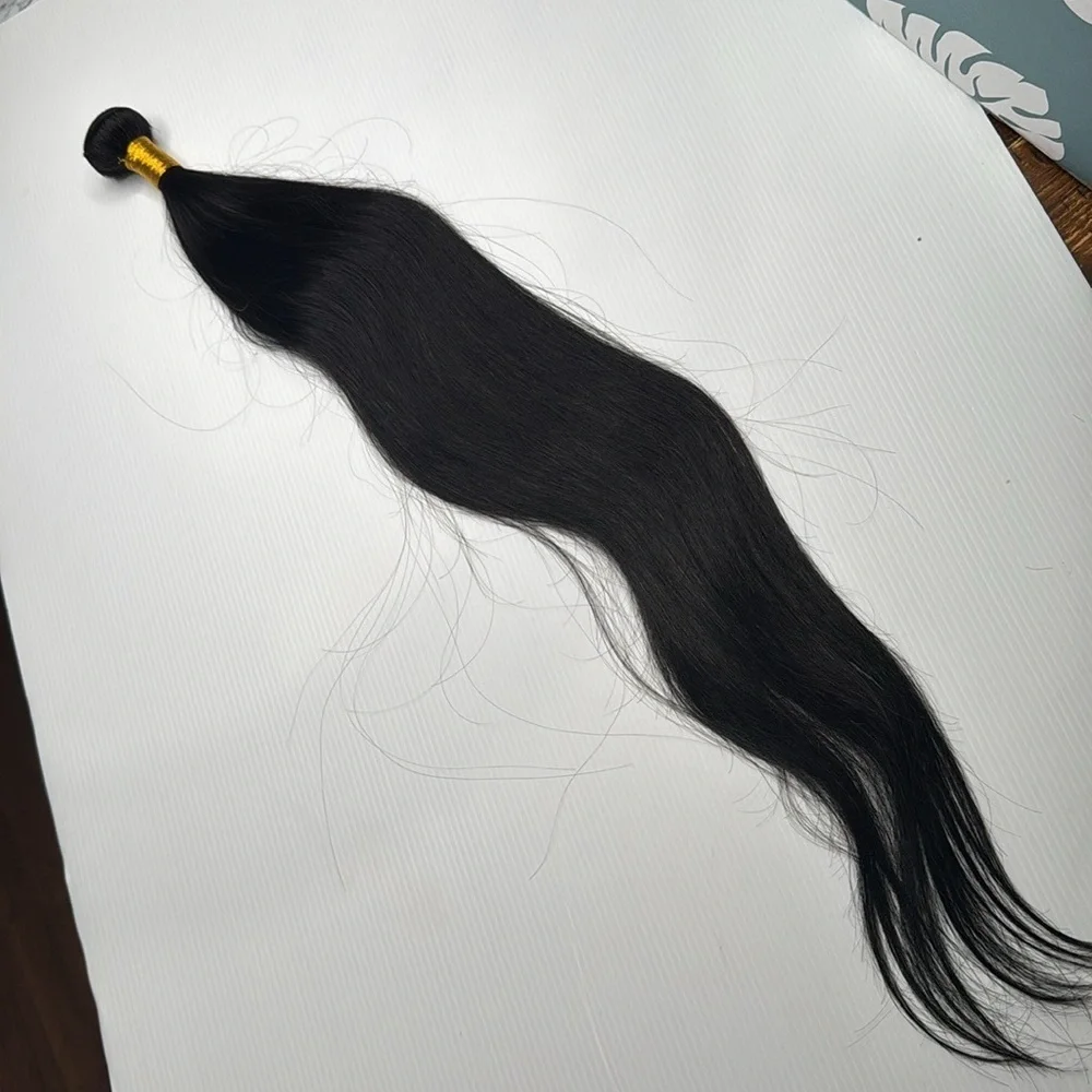 24 In 100% Unprocessed Premium Human 1 Black Hair Extension